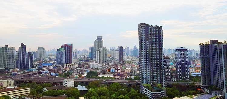 Barrio de On Nut, en Bangkok