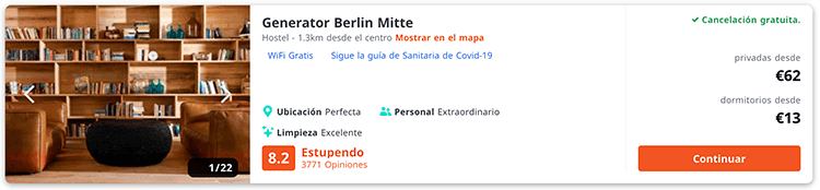 Hostel barato en Berlín