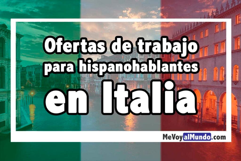 Ofertas de trabajo en Italia