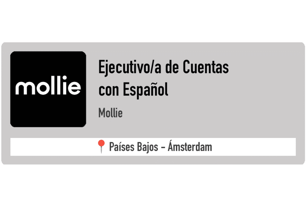 Oferta de Trabajo en Mollie